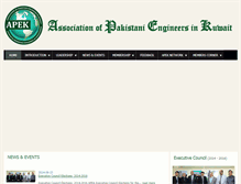 Tablet Screenshot of apek.com.kw